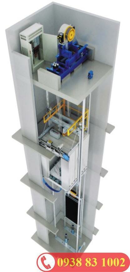 mô hình thang máy
